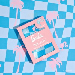 Kitsch Taie d'oreiller en satin Barbie collection Malibu 26x19