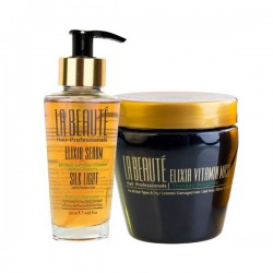 Pack La Beauté Elixir Vitamin Shampooing - Hair Mask - Sérum Silk Light
