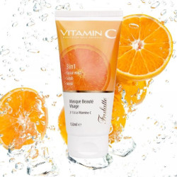 Arganicare Masque de beauté visage 3-1 avec de la vitamine C