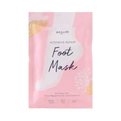 spalife Masque réparateur intensif pour les pieds Cica, huile de menthe poivrée et vitamine E