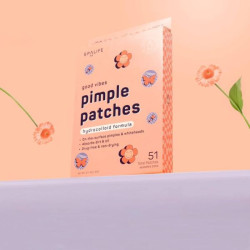 spalife Patchs Patchs hydrocolloïdes à boutons Good Vibes, Butterfly & Flowers