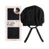 Kitsch Bonnet ajustable Satin Sleep XL - Noir