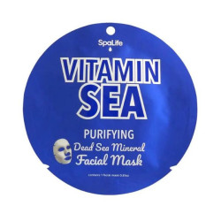 spalife Masque facial en tissu minéral purifiant à la vitamine Sea Dead Sea