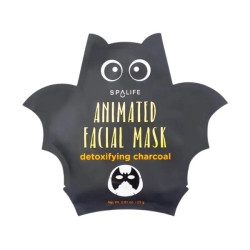 spalife Masque facial au charbon détoxifiant Masque de chauve-souris animé d'Halloween