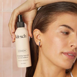 Kitsch Après-shampoing hydratant sans rinçage au lait d'argan