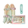 KITSCH XL Satin heatless styling & flat lay claw clip, 4pc set