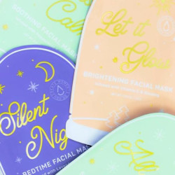 spalife Lot de 9 masques faciaux Holiday Winter Wonderland