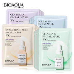 BIOAQUA Vitamin C 2X Shrink Pores Face Sheet Mask