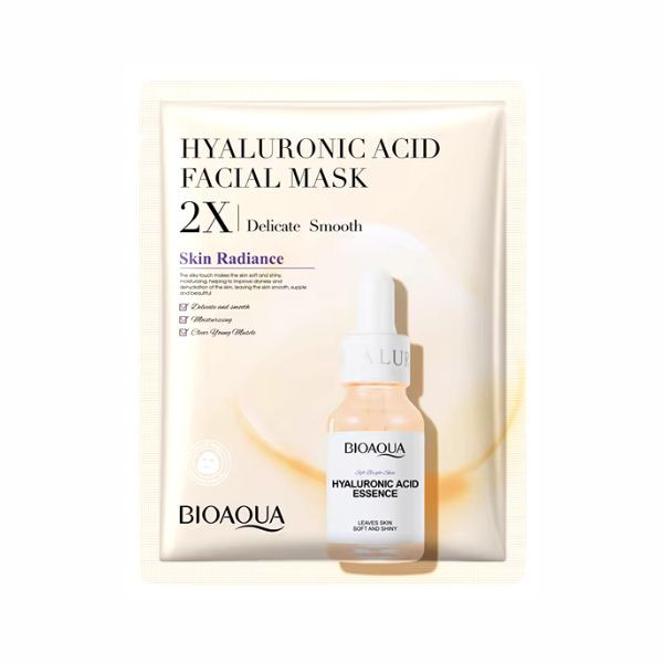 BIOAQUA hyaluronic acid mask 2x delicate smooth