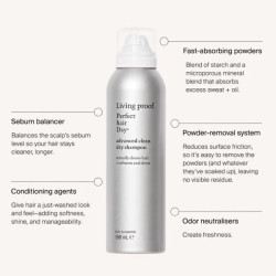 living proof perfect hair day advanced clean dry shampoo 198ml