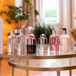 molton brown delicious rhubarb & rose hand care collection