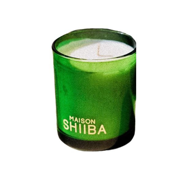 maison shiiba bougie parfumée Herbal Trip (vert) mandarine