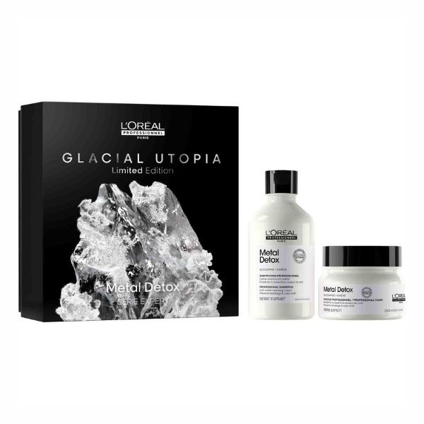 LOréal Professionnel Coffret Metal Detox Glacial Utopia