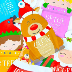 Spalife santa's Squad 6 Piece sheet Mask Gift Set