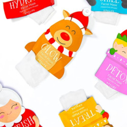 Spalife santa's Squad 6 Piece sheet Mask Gift Set