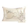 Kitsch Taie d'oreiller en satin Kitsch & Mickey et Minnie Mrs.Mouse-Cream