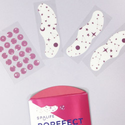 Spalife Patchs pour boutons et bandelettes anti-pores pour le nez Holiday Porefect Match