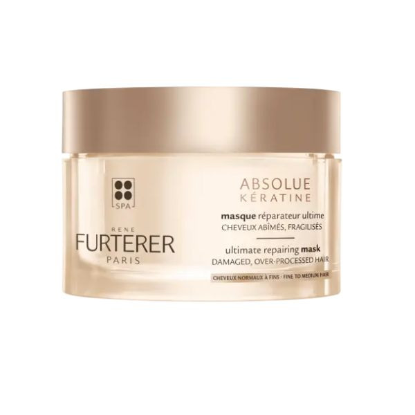 rene furterer absolue kératine masque réparateur ultime cheveux abîmés, fragilisés 200ml