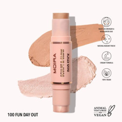 MOIRA - Sculpt & Glow Duo Stick (100, Fun Day Out)