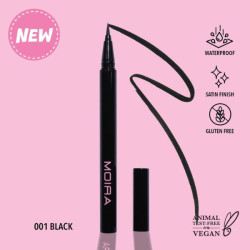 MOIRA liquid liner precision - 001, black