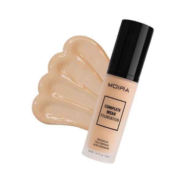 MOIRA complete wear foundation (250 Natural Buff)