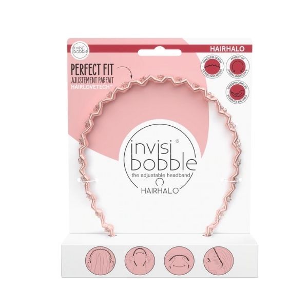 Invisibobble hairhalo pink sparkle