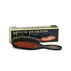 MASON PEARSON Pocket Bristle & Nylon BN4 Dark Ruby