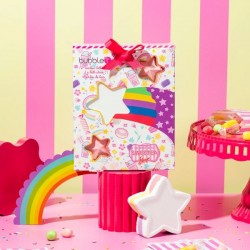 Bubble T Sweetea shop rainbow bath bomb gift set