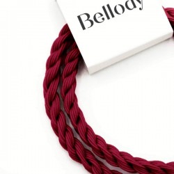 Bellody Original Hair Ties Bordeaux red