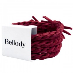 Bellody Original Hair Ties Bordeaux red