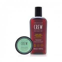 American Crew - duo pack forming cream & daily deep moisturizing shampoo