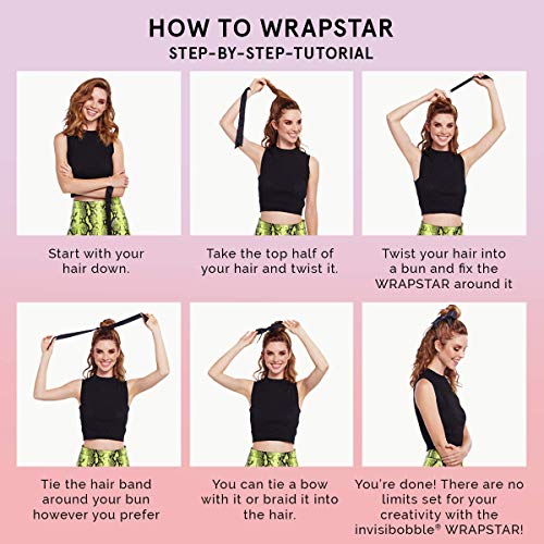 How to wrap ribbon hair