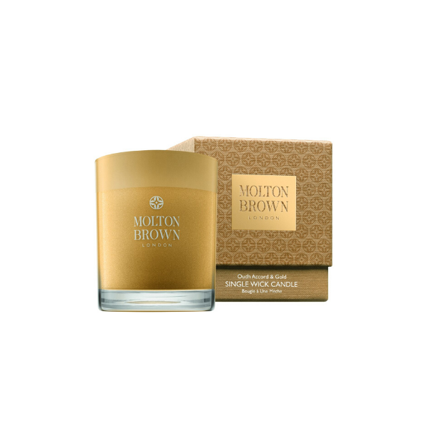 Molton Brown Single Candle Oudh Accord & Gold