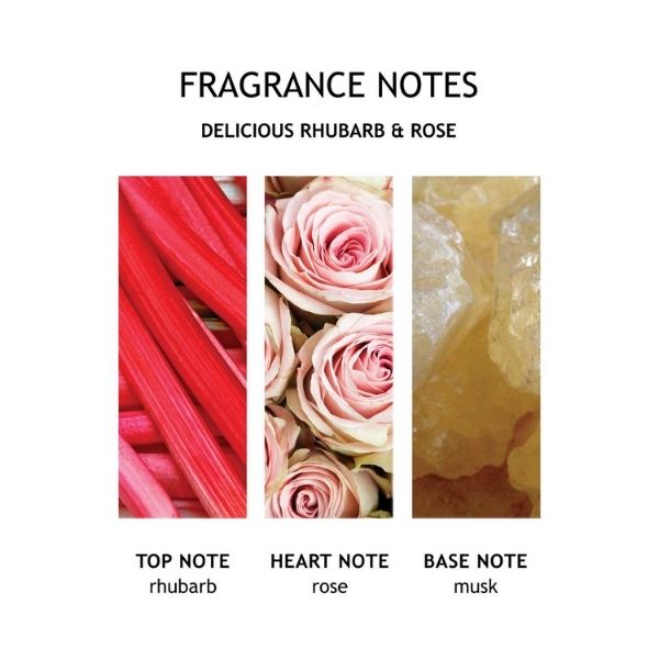 mOLTON bROWN Delicious Rhubarb & Rose Three Wick Candle(1)