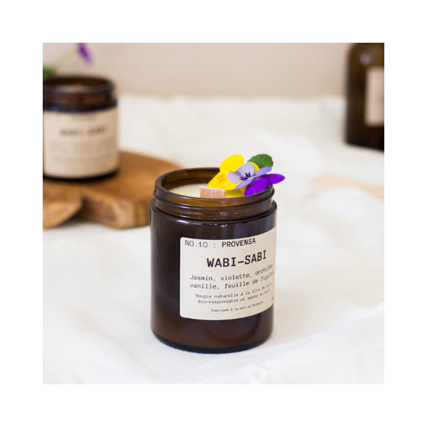 Wabi Sabi Bougie naturelle NO 10 Provensa 150g