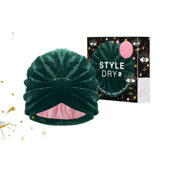 styledry turban shower cap yes I’m emarld