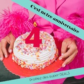 C’est notre 4ième anniversaire! Profitez de nos super deals!
Petite cerise 🍒 sur le gâteau: on vous fait une remise de 10€ dès 95€ d’achats avec le code promo TENFORYOU 💕
.
#hbd #hairshoplu