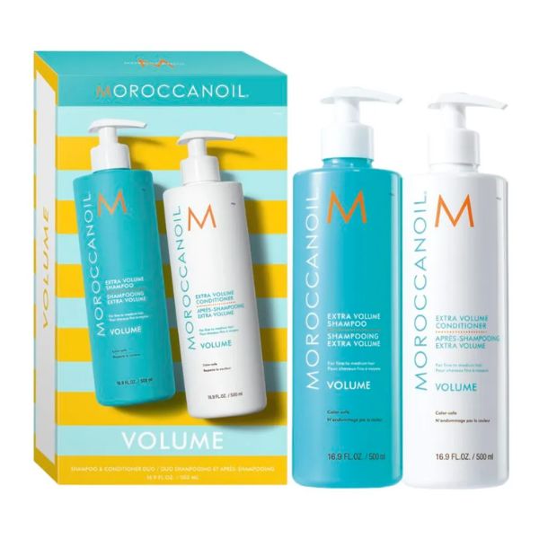 Moroccanoil Extra Volume Shampoo & Conditioner Half-Liter Set