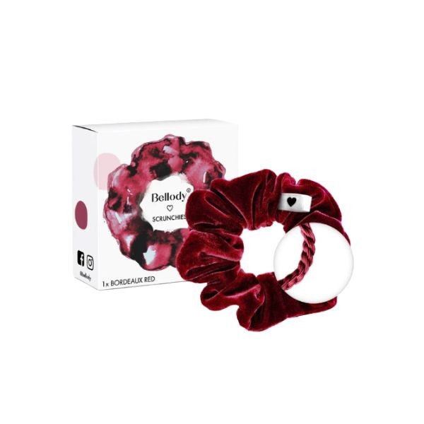 Bellody Original Scrunchie Bordeaux Red