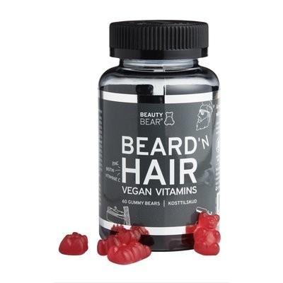 BEAUTY BEAR Beard’N Hair Vegan Vitamins