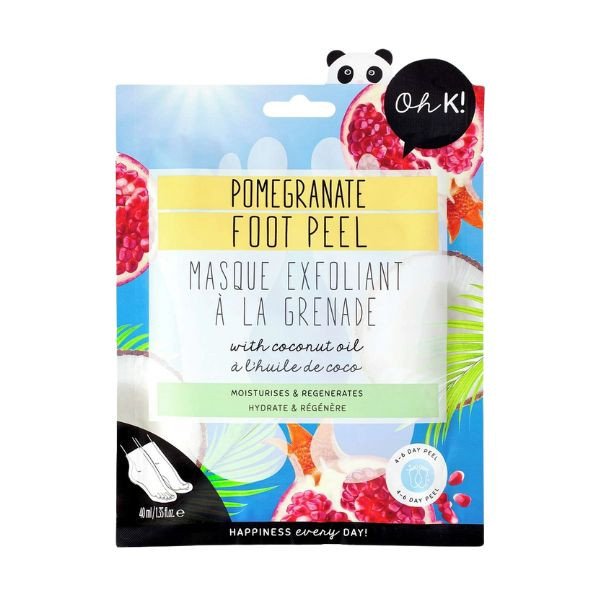 Oh K! Pomegranate & Coconut Oil Peeling Foot Mask
