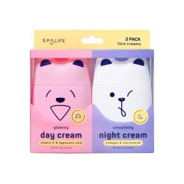 Spalife Glowing + Smoothing Day & Night Cream Duo