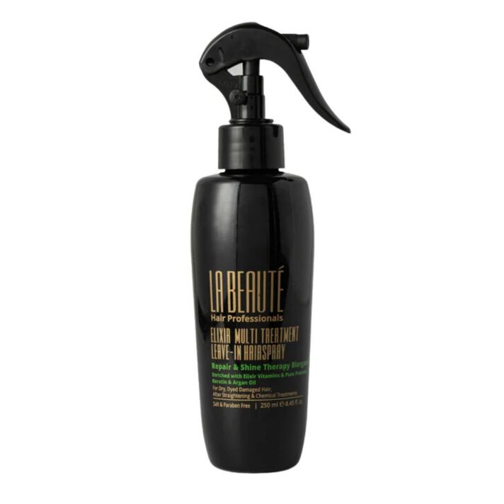 La Beaute Elixir multi treatment leave-in hairspray 250ml