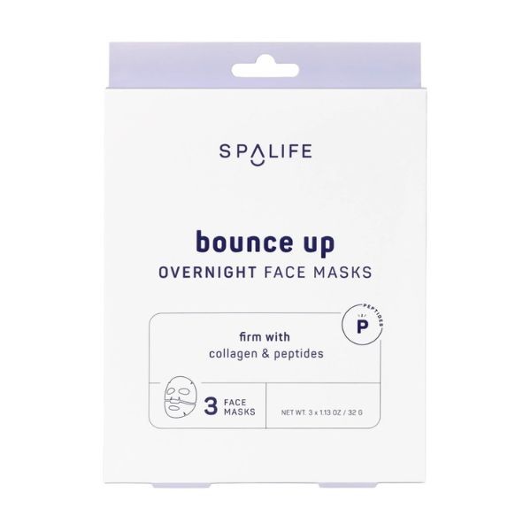 SpaLife Ensemble de Masques Raffermissants pour le Visage Bounce Up - 3 Pièces
