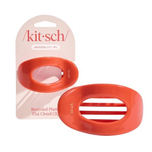 Kitsch Recycled Plastic Flat Cloud Clip - Cherry