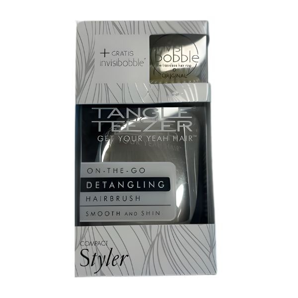 Tangle Teezer CS Metallic + Invisibobble Duo Pack set