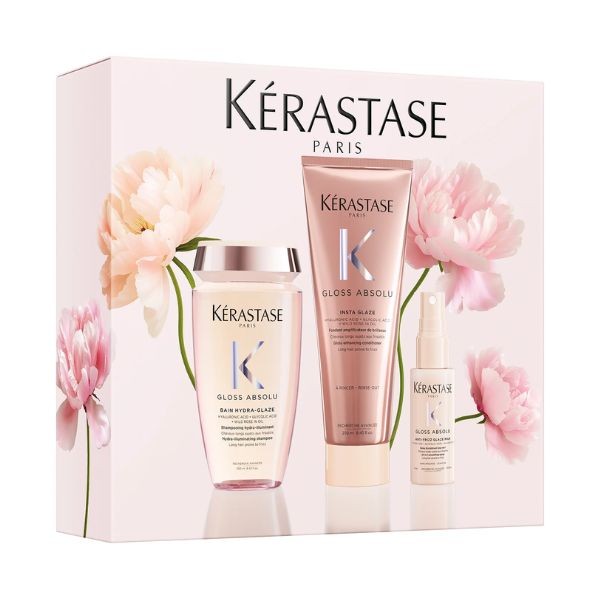 Kerastase Gloss Absolu Trio Coffret - Bain + fondant + mini