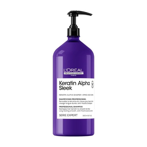 L'Oréal Professionnel Keratin Alpha Sleek Shampoo 1500ml