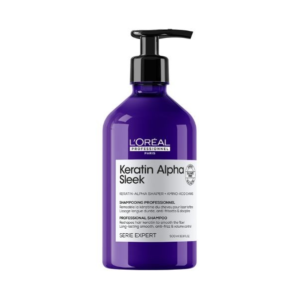 L'Oréal Professionnel Keratin Alpha Sleek Shampoo 500ml