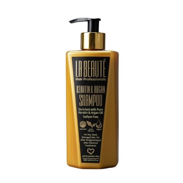 La Beauté Shampooing Intensive Keratin & Argan 500 ml